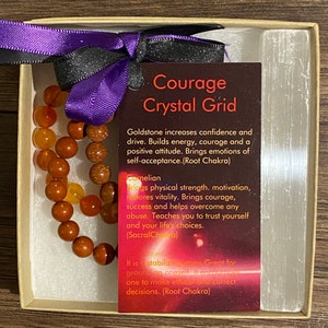 Courage Crystal Grid