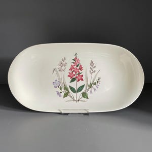 Ridgway 'English Garden' Sandwich Tray, Rimless Rectangular Cake Plate (11")