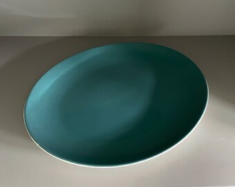 Poole Pottery Blue Moon oval serving plate, classic mid-century vintage Poole Pottery c. 1970s-1980s - 11 1/8&quot;