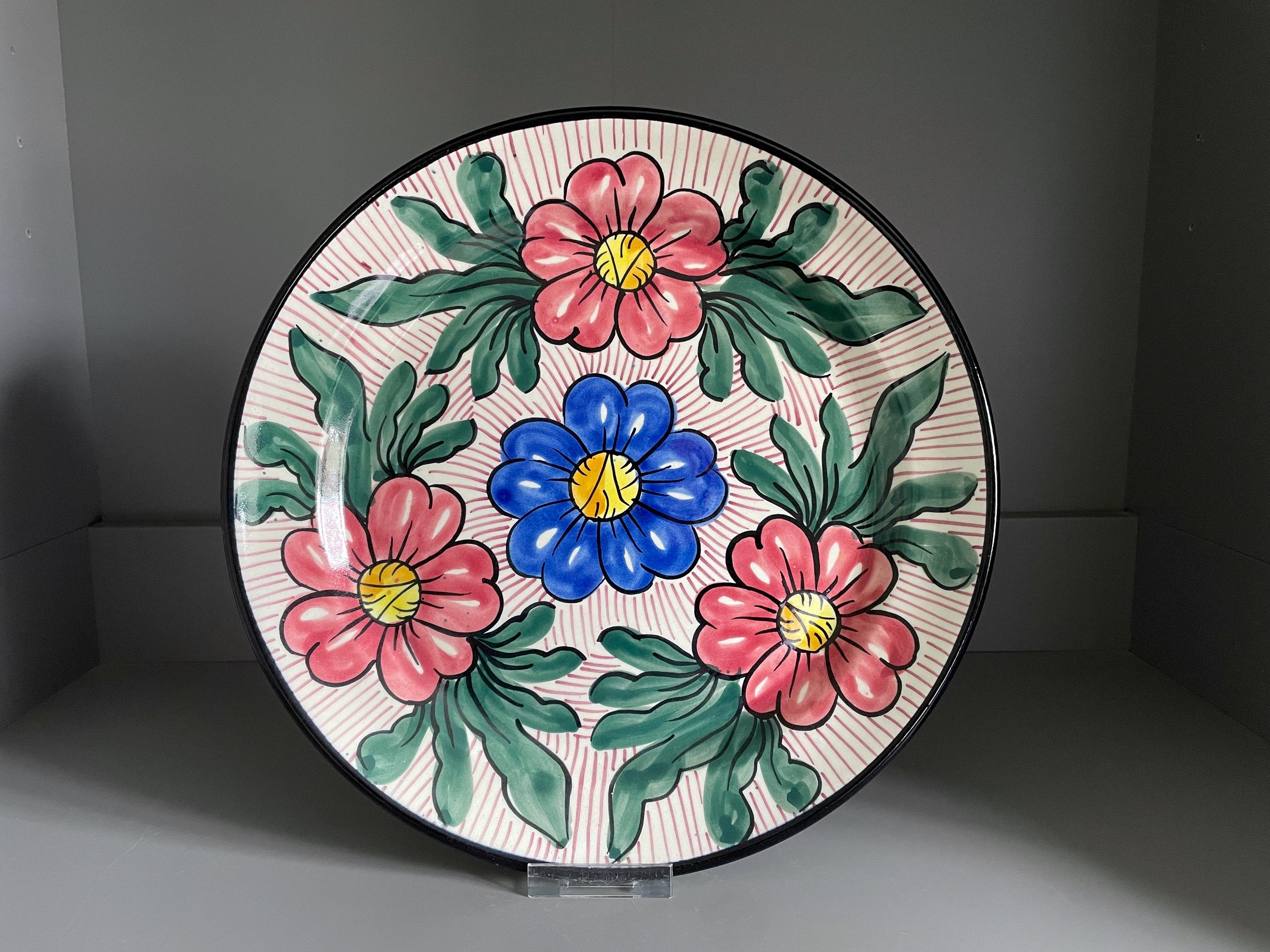Decorative floral wall display plates - Etsy 日本