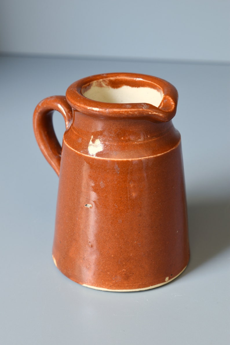 Possil Pottery Mini Jug Saltglazed Miniature Stoneware Jug Etsy