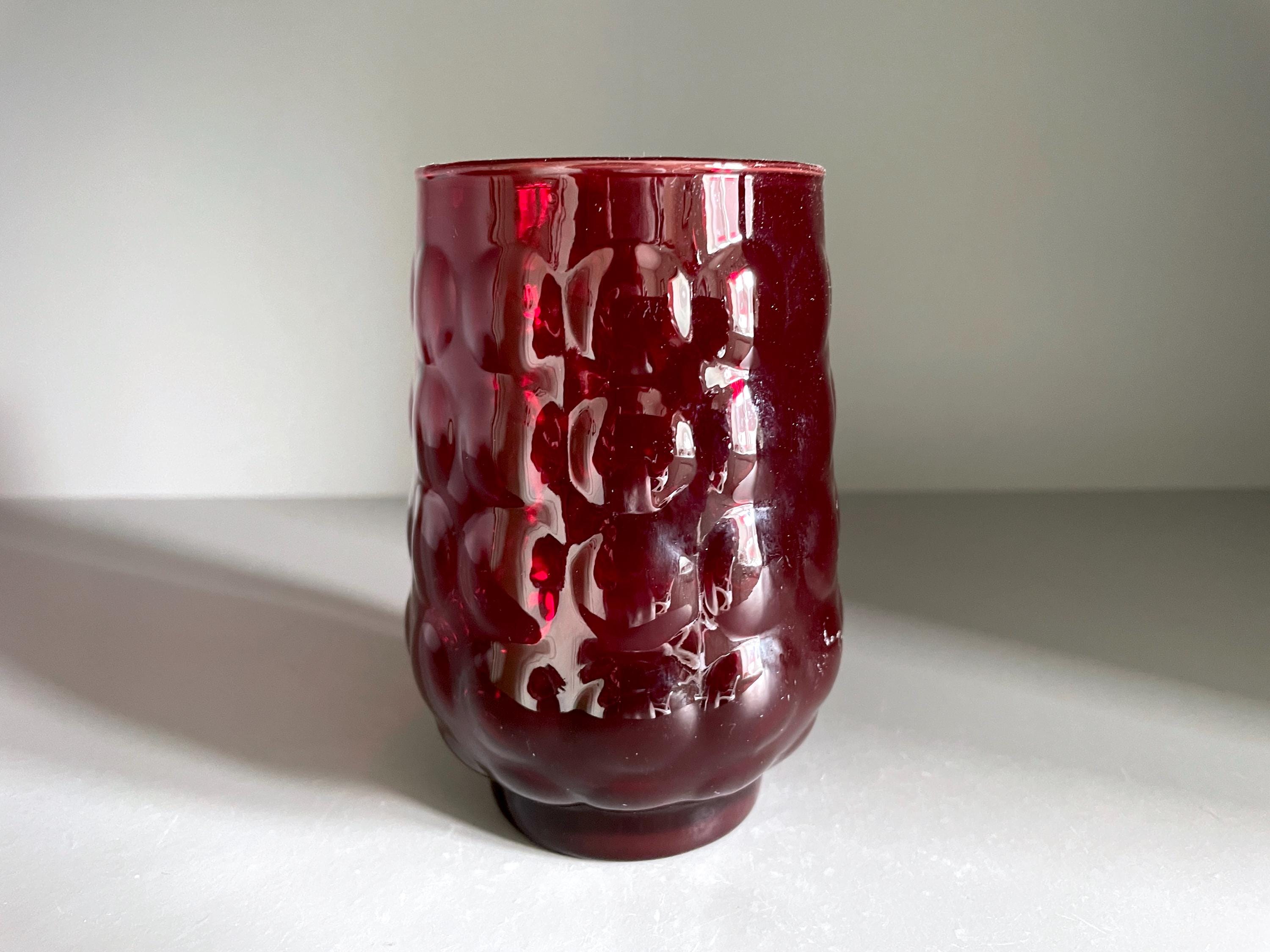 アンカーホッキング ロイヤルルビー バブルジュースタンブラー