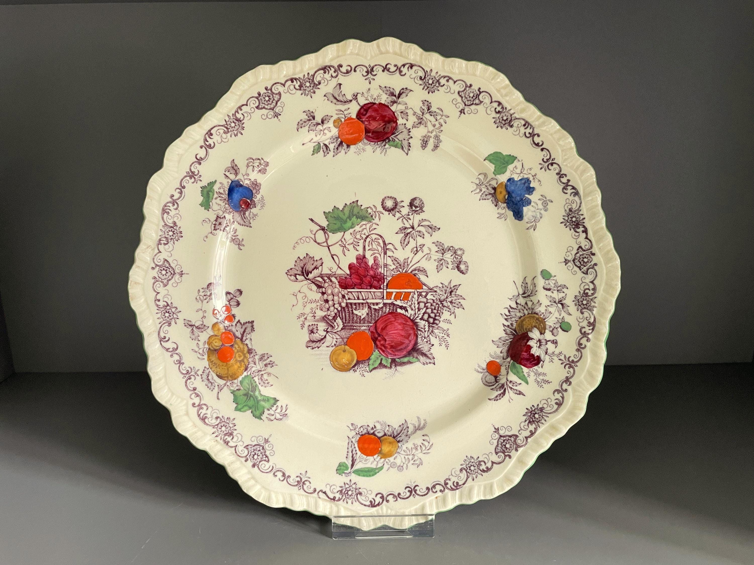 Masons Fruit Basket Plate - Etsy