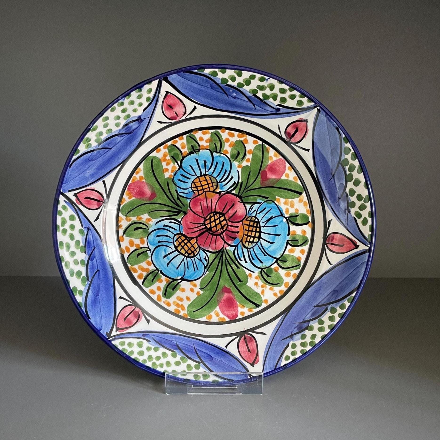 ＊Andalusia＊Ceramic plate・* Andalusian Plates - Etsy