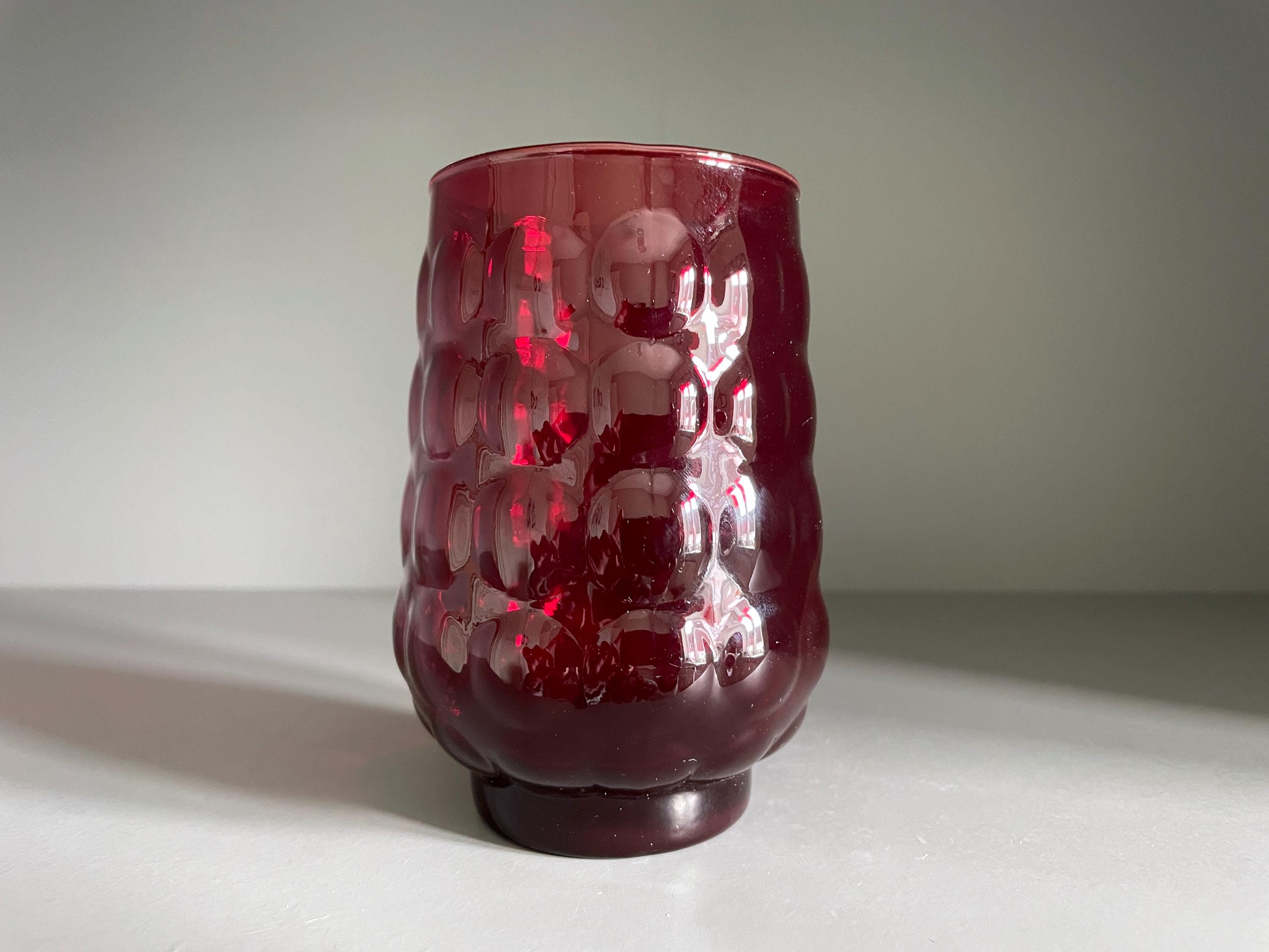 アンカーホッキング ロイヤルルビー バブルジュースタンブラー