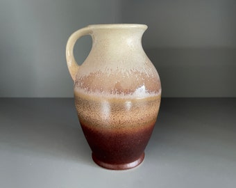 Bay Keramik Vase 651-14, West German Pottery, Ombre Glaze, c1970s