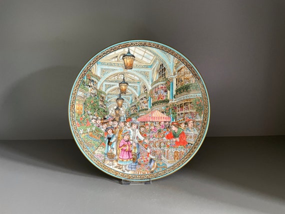 当店の記念日 Royal Worcester by Designed SELLER SWEET Plate, Collector 工芸品