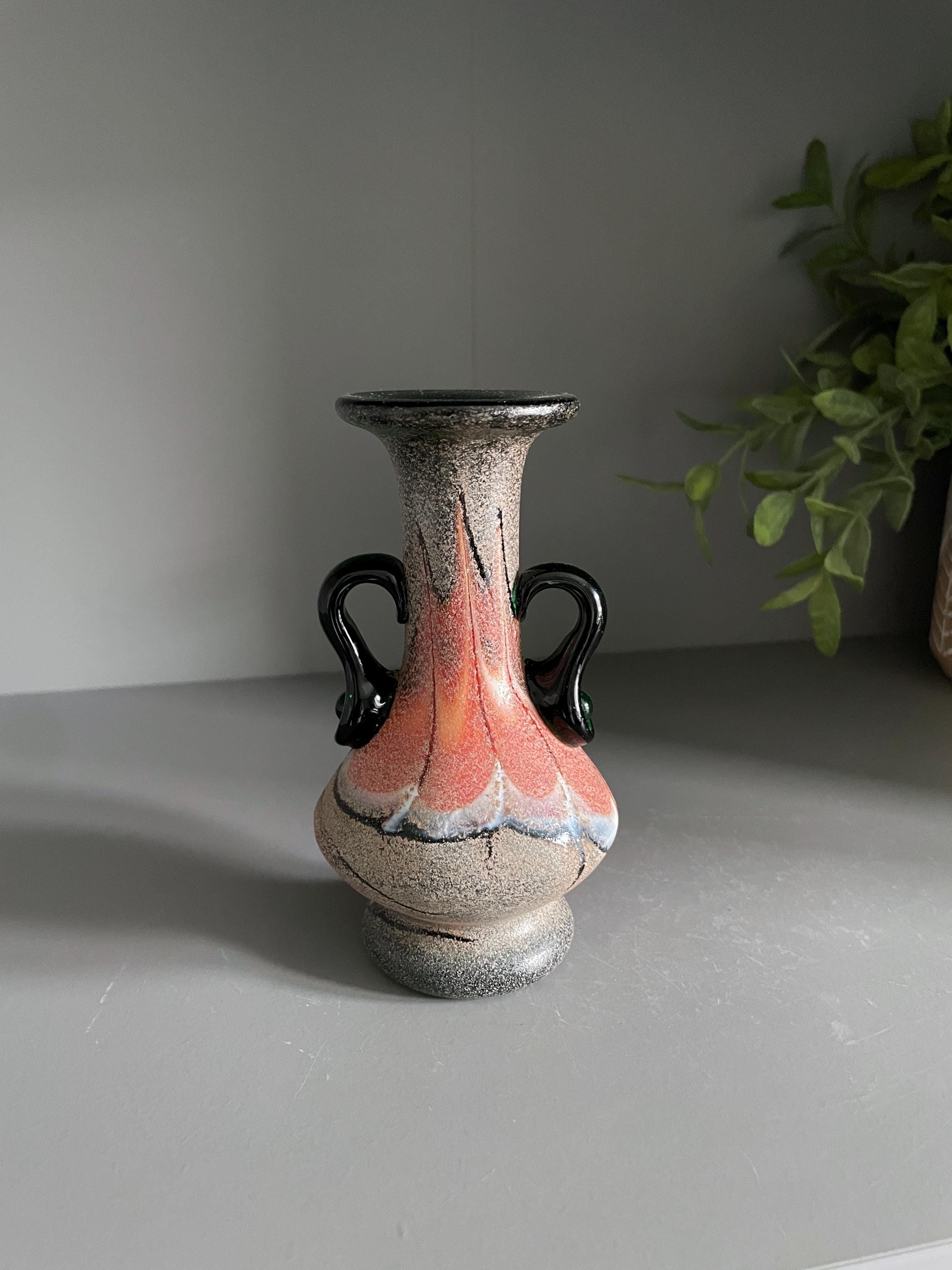 花瓶 ヴィンテージ スペイン ラフィオーレ Lafiore Vintage 瓶 Lafiore Glass - Etsy