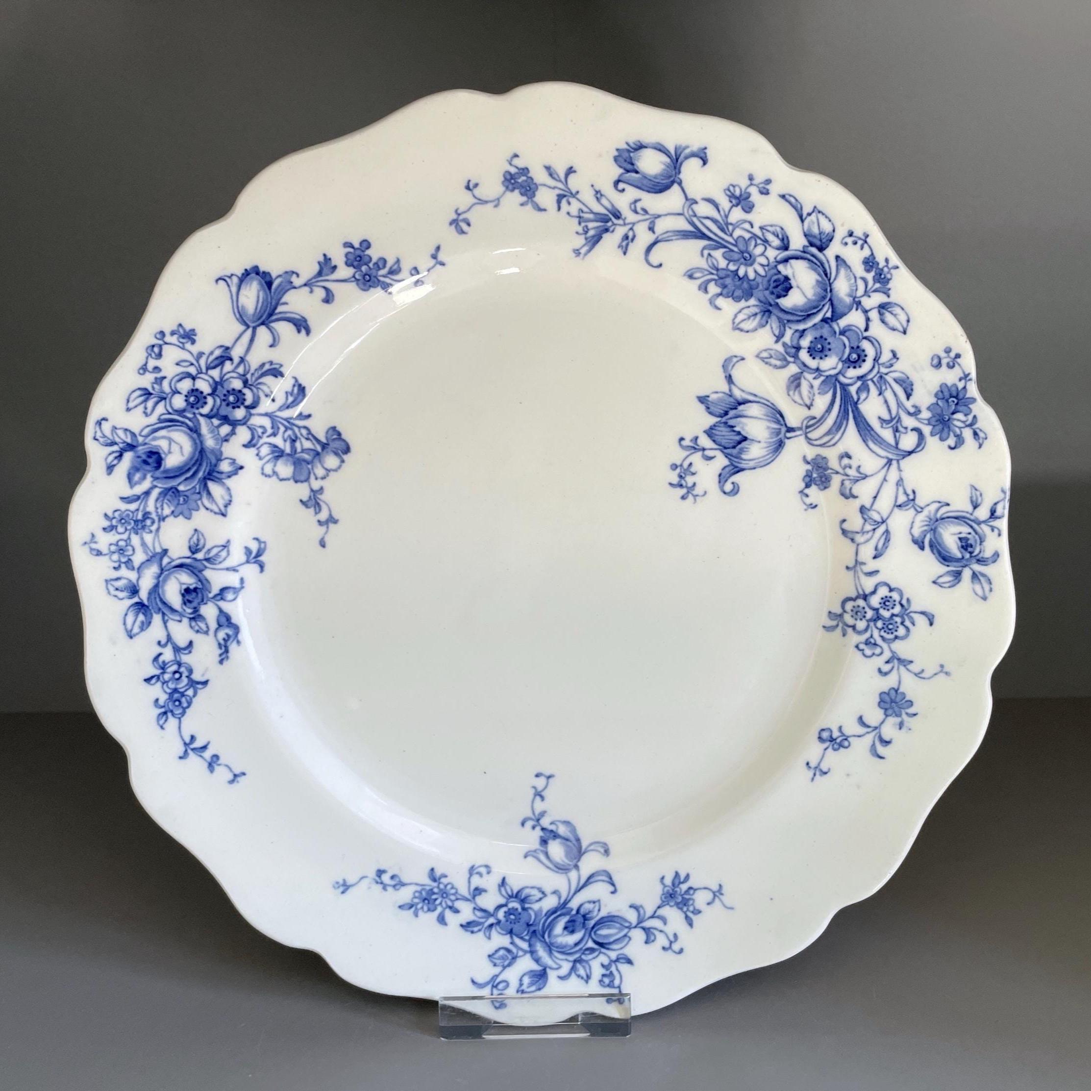 アンティーク、ブルーアンドホワイトの皿 楽天市場】THE-SECRET-GARDEN Blue & White ディナープレート