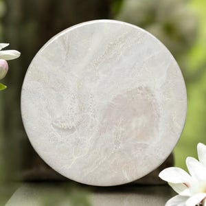 White Lazy Susan, Hand poured food safe Epoxy Resin on Bamboo, Geode Art, Geode Epoxy Resin, Housewarming Gift, Functional Art.