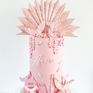 Single Layer Acrylic Cake Charm- Personalized Name