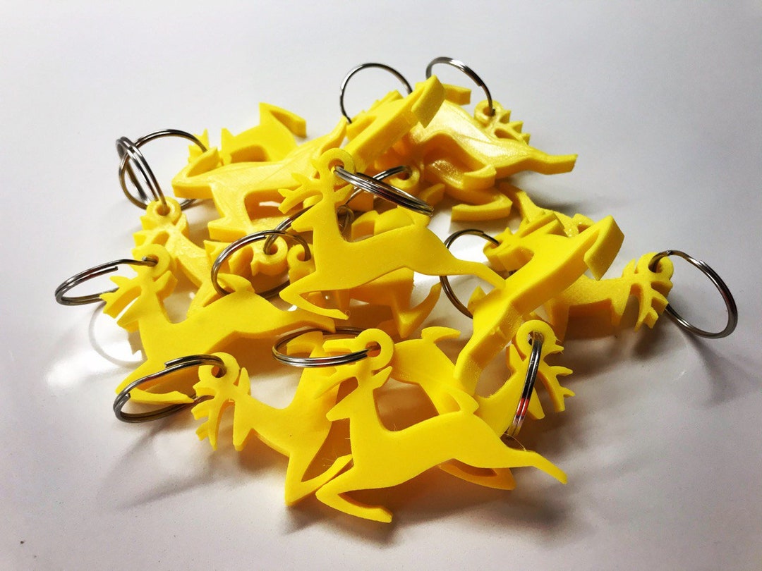 John Deere Rubber Keychain Etsy