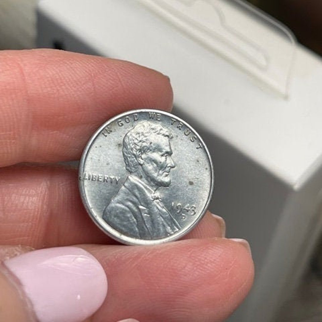 Rare 1943 Steel Wheat Penny Etsy