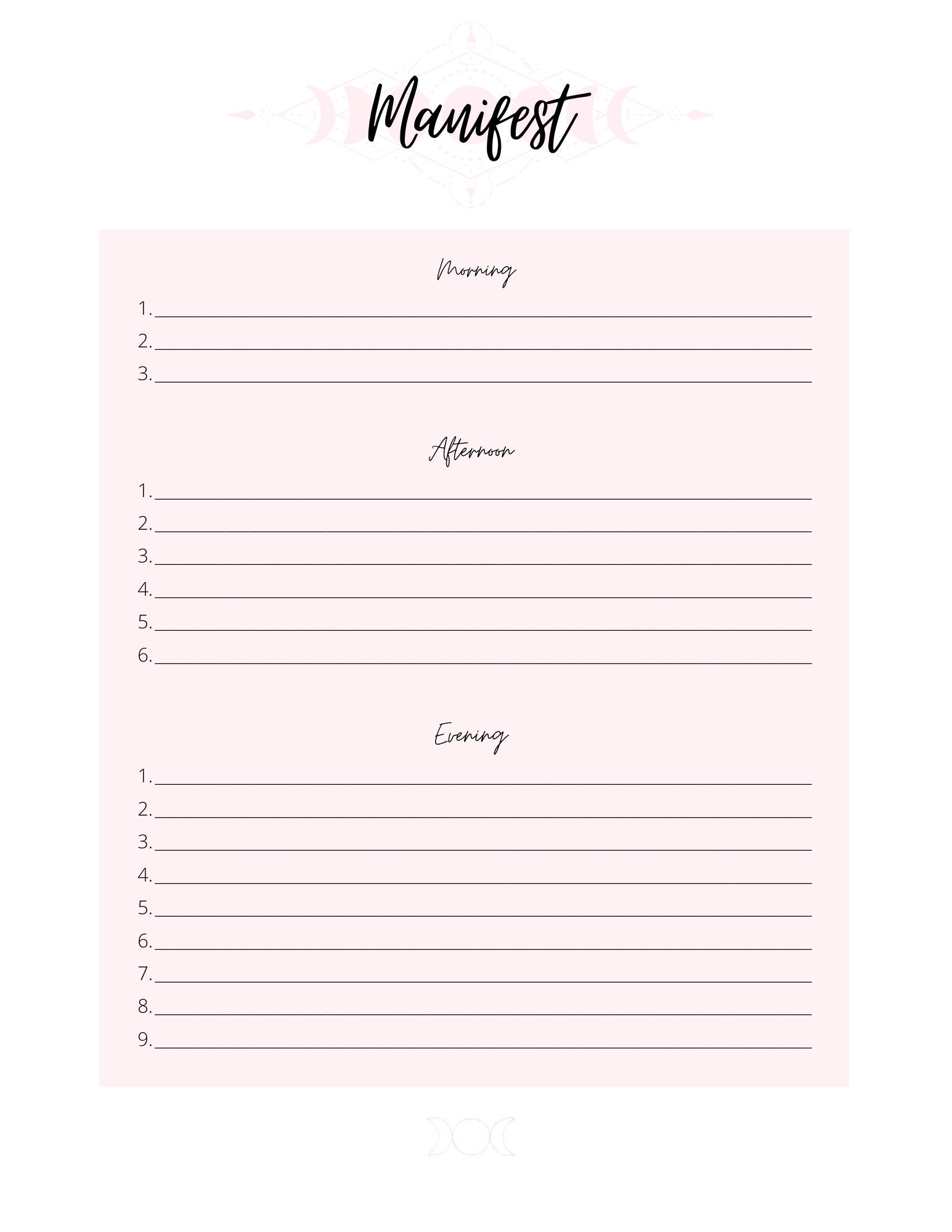 369 Manifestation Method Printable PDF Etsy UK