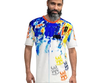 Camiseta unisex con expresión abstracta en toda su extensión