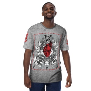 Arise Creations I Love Hip Hop Unisex T-shirt med Heltryck