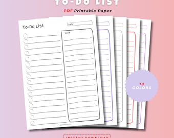 Lista de tareas imprimible: Plantilla de lista de verificación de tareas (Descargar PDF)