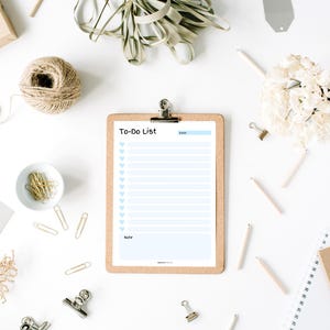 Printable To Do List, to do list notepad, printable todo list, goodnotes to do list, packing list, todo list, task list template, checklist planner