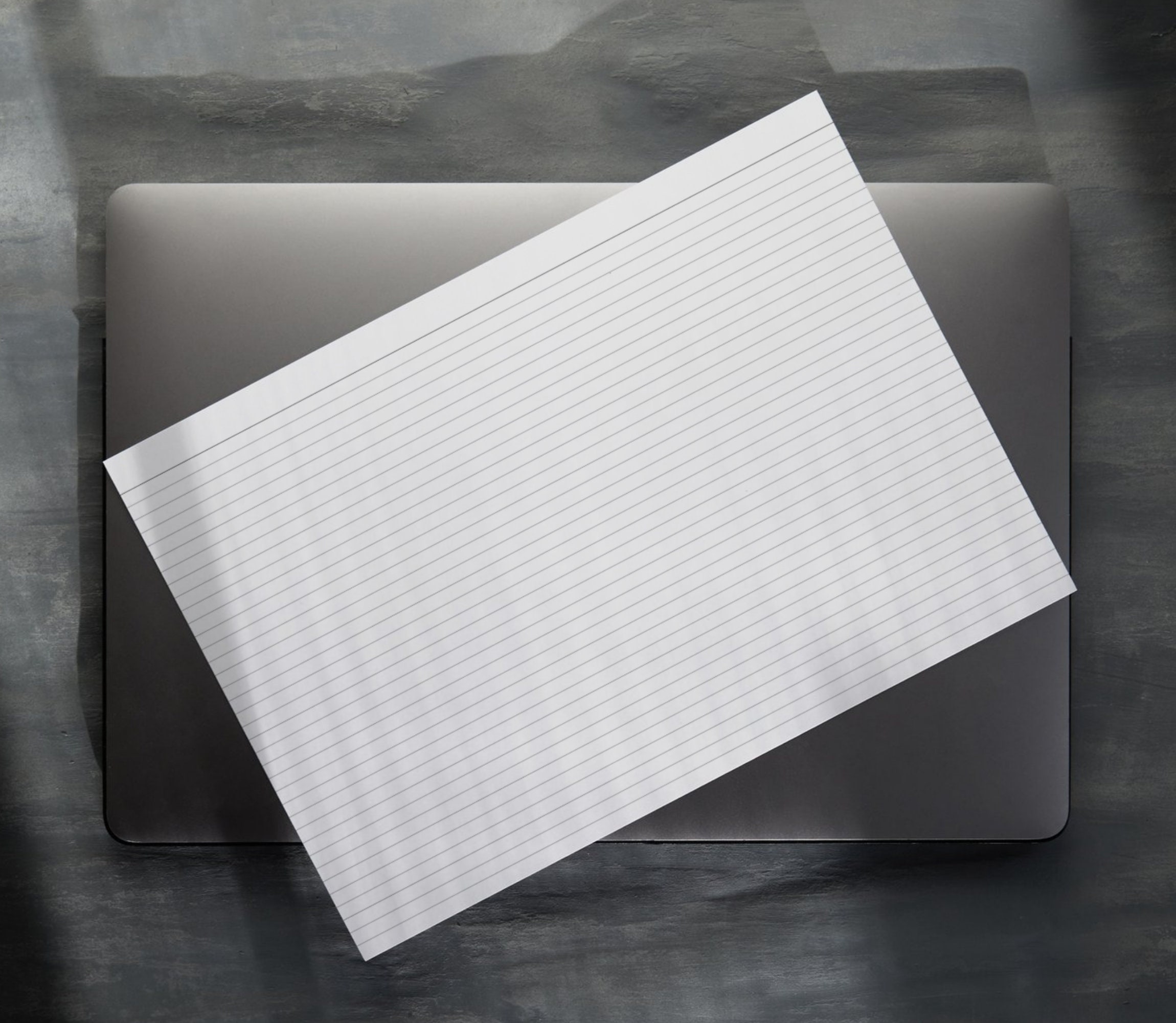 Horizontal Notebook Paper Digital Download, School Paper, Lined Paper ...