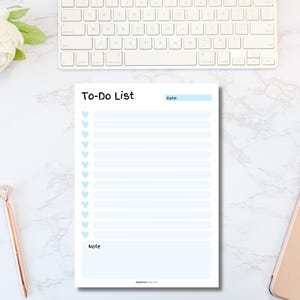 Printable To Do List, to do list notepad, printable todo list, goodnotes to do list, packing list, todo list, task list template, checklist planner
