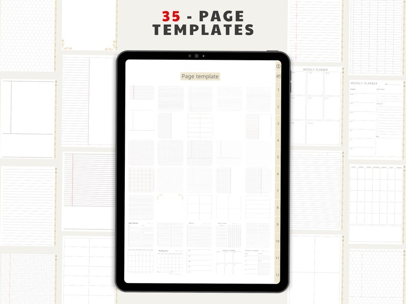 Student Notebook, Digital Notebook Hyperlinks, Goodnotes Notebook ...