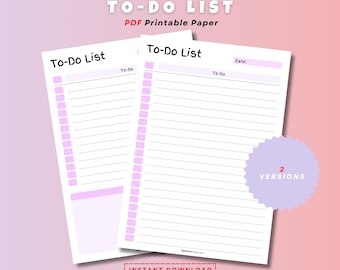 Lista de tareas imprimible: plantilla de lista de verificación y lista de tareas (descarga en PDF)