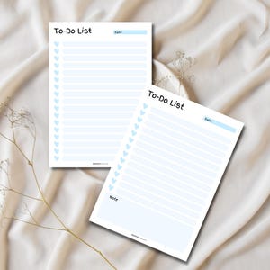 Printable To Do List, to do list notepad, printable todo list, goodnotes to do list, packing list, todo list, task list template, checklist planner