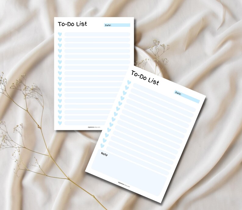 Printable To Do List, to do list notepad, printable todo list, goodnotes to do list, packing list, todo list, task list template, checklist planner