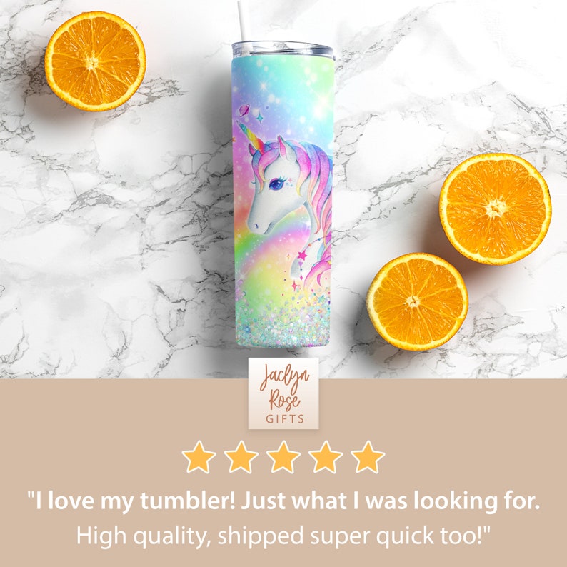 Personalized Unicorn Tumbler, Custom Name Unicorn Tumbler Cup Birthday ...