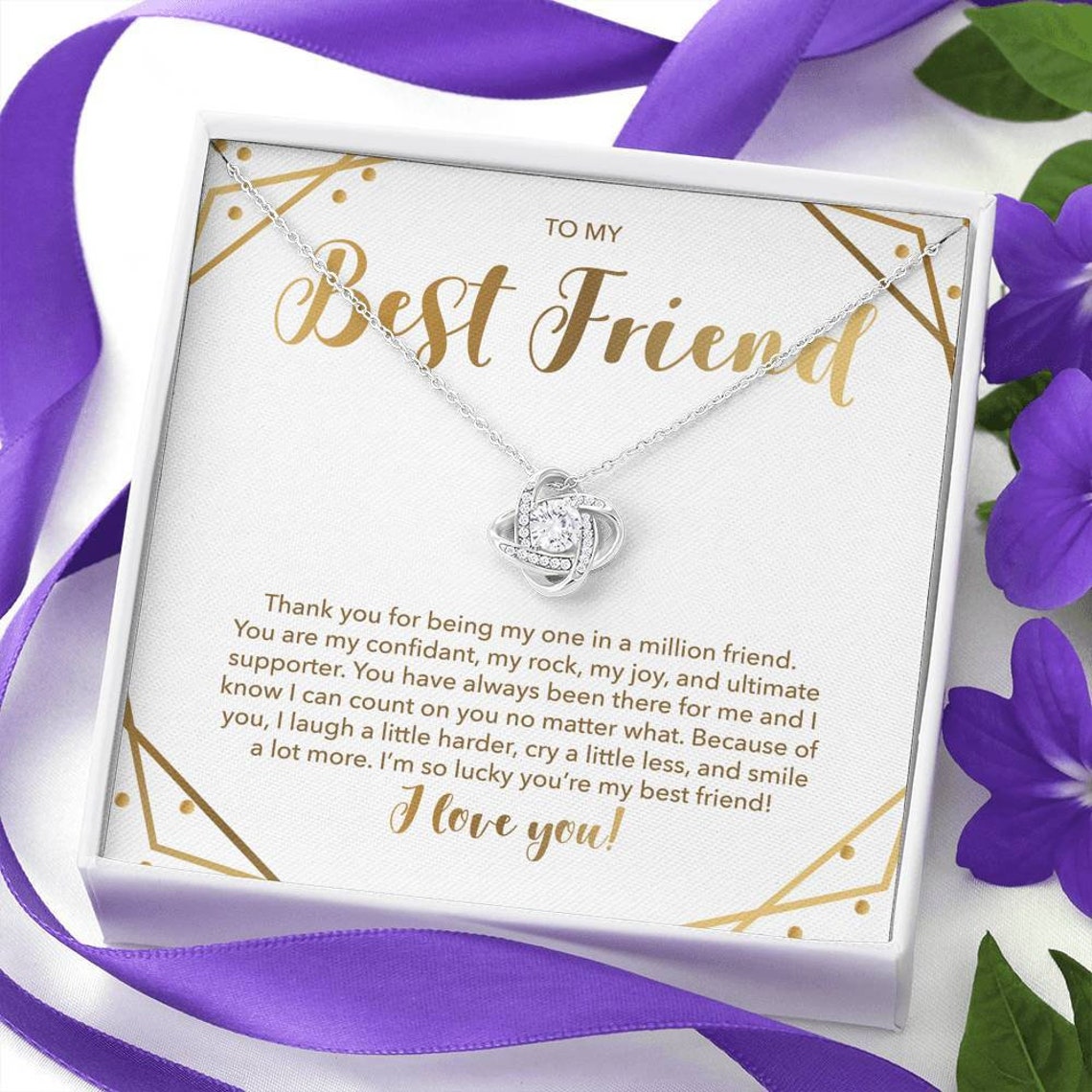 Best Friend Gifts Necklace for Your Best Friend Meaningful | Etsy