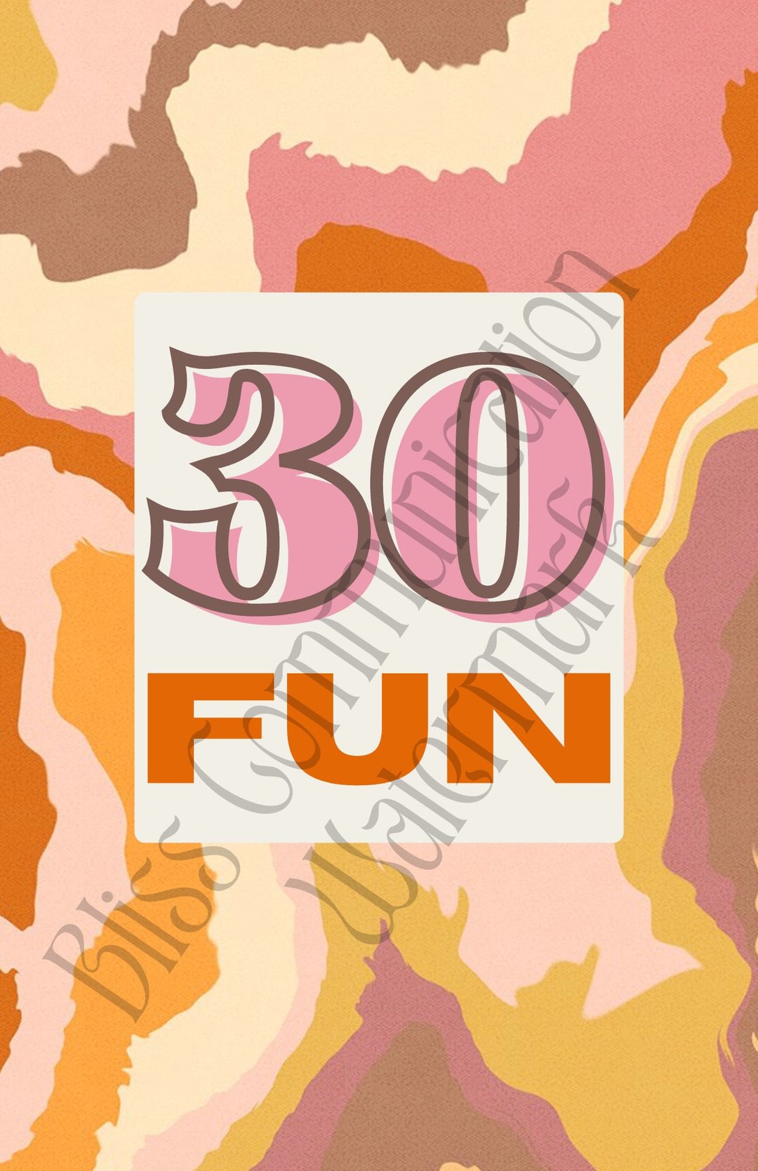 Thirty-fun Birthday Invite & Itinerary - Etsy
