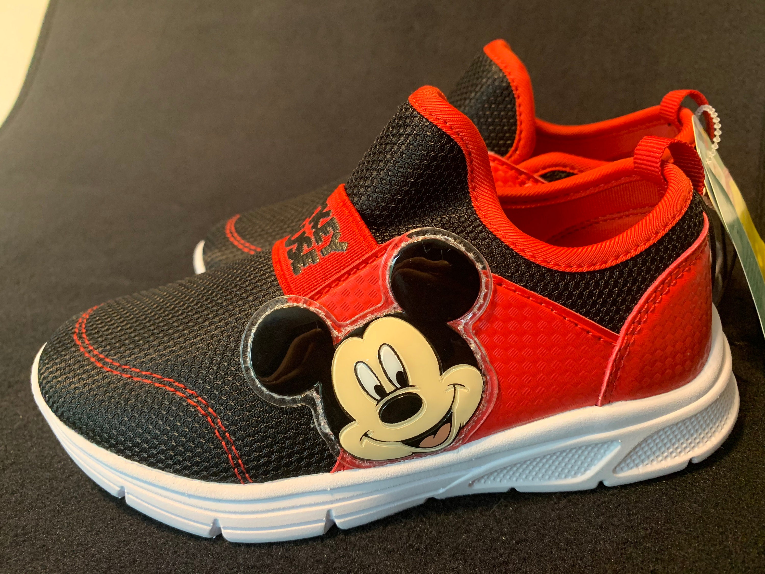 mickey mouse velcro shoes