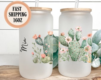 Handmade Stackable Cactus Glass Cocktail Glasses | Set of 6 | Green Cups  Mugs Saguaro Mid Century Drinking Glassware Gift Set | by Gkotta - Etsy