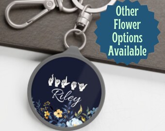 ASL Keychain - Etsy