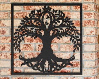 Tree of Life Wall Decor, Tree of Life Wall Art, Wall Mount, Metal Wall ...