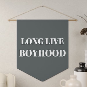 Es lebe die Boyhood Girlande, Jungenzimmer Dekor, Kinderzimmer Dekor, Boyhood Wimpel