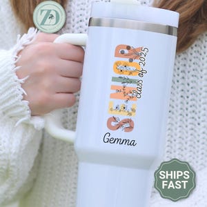 Senior Class of 40oz Tumbler, Personalized Graduation Tumbler, Custom Class of Tumbler, Senior Travel Tumbler, Back to School Gift Senior