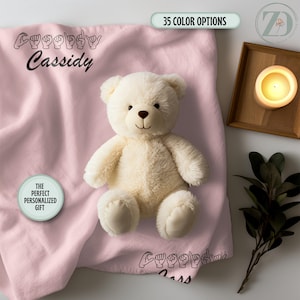 ASL Decken, personalisierte ASL Baby werfen, Taube Kultur Geschenk, Benutzerdefinierte Zeichen Decke, Gebärdensprache Geschenke, ASL Baby Decke Namen Geschenk