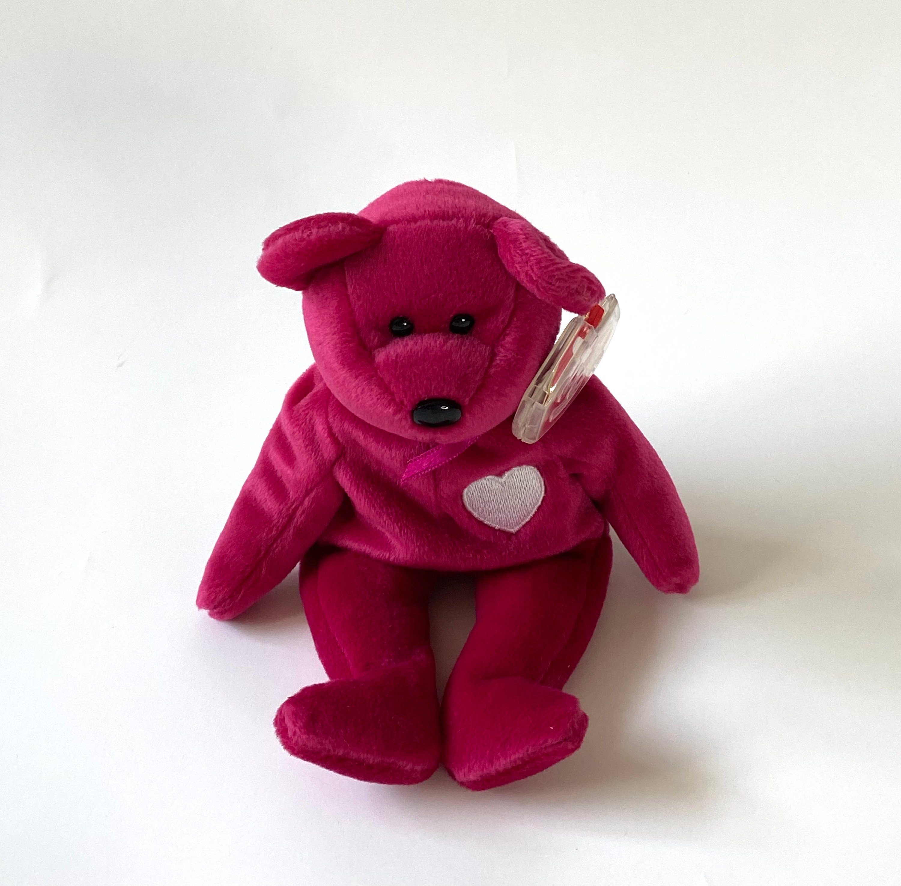 TY Beanie Baby 1998 Valentina Bear NWT and Errors Etsy