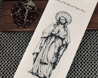 Hoe de heilige rozenkrans te bidden - PDF - Instant Download - Katholieke rozenkransgebeden