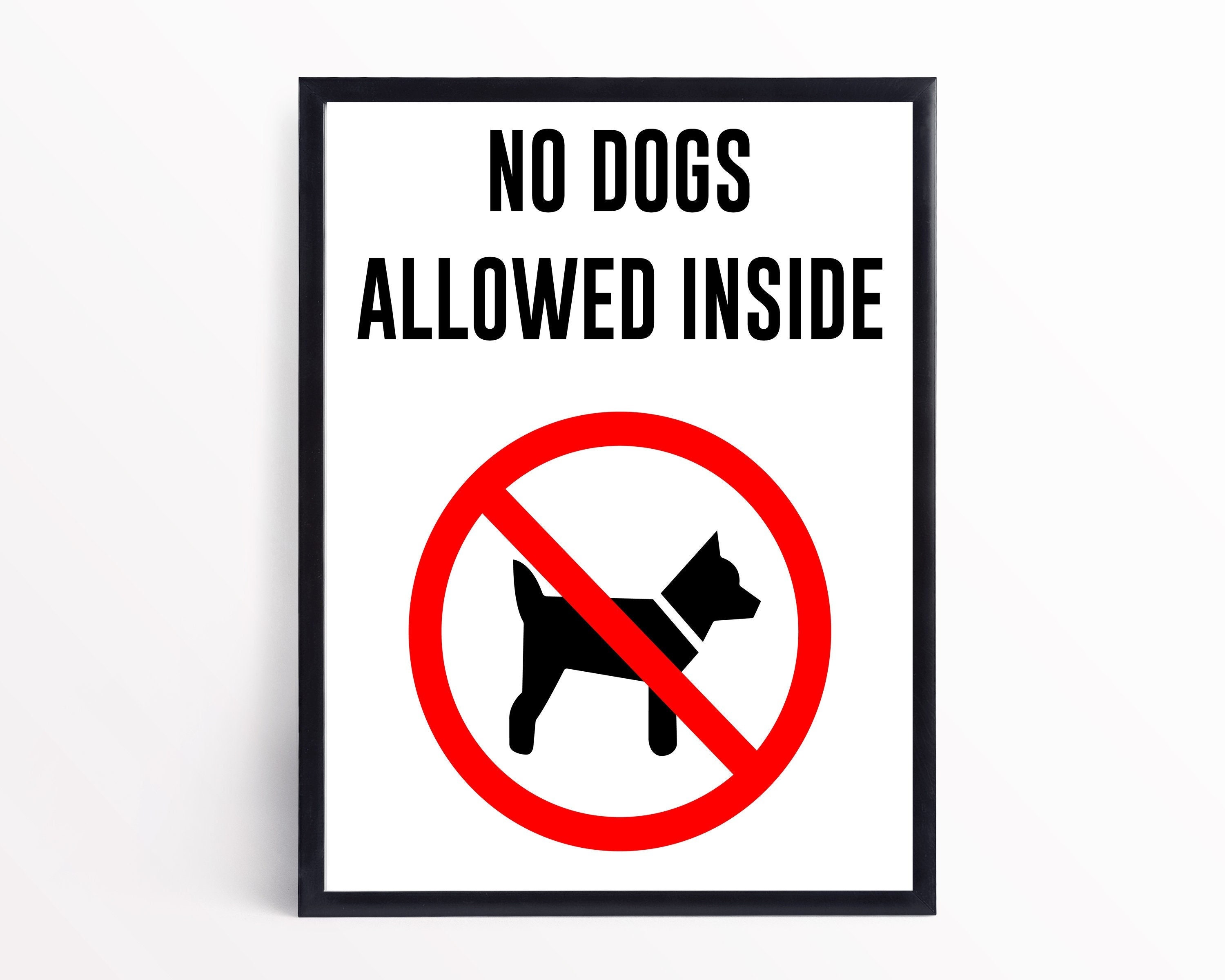 no dog sign