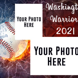 Baseball Memory Mate, Memory Mate Baseball Template, Baseball Photo Template, Baseball Photoshop Template, Sports Memory Mate