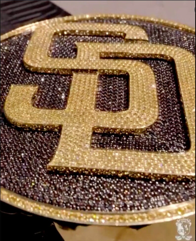 Custom San Diego Padres Swag Chain Gold Spin Spin Your Swag Etsy