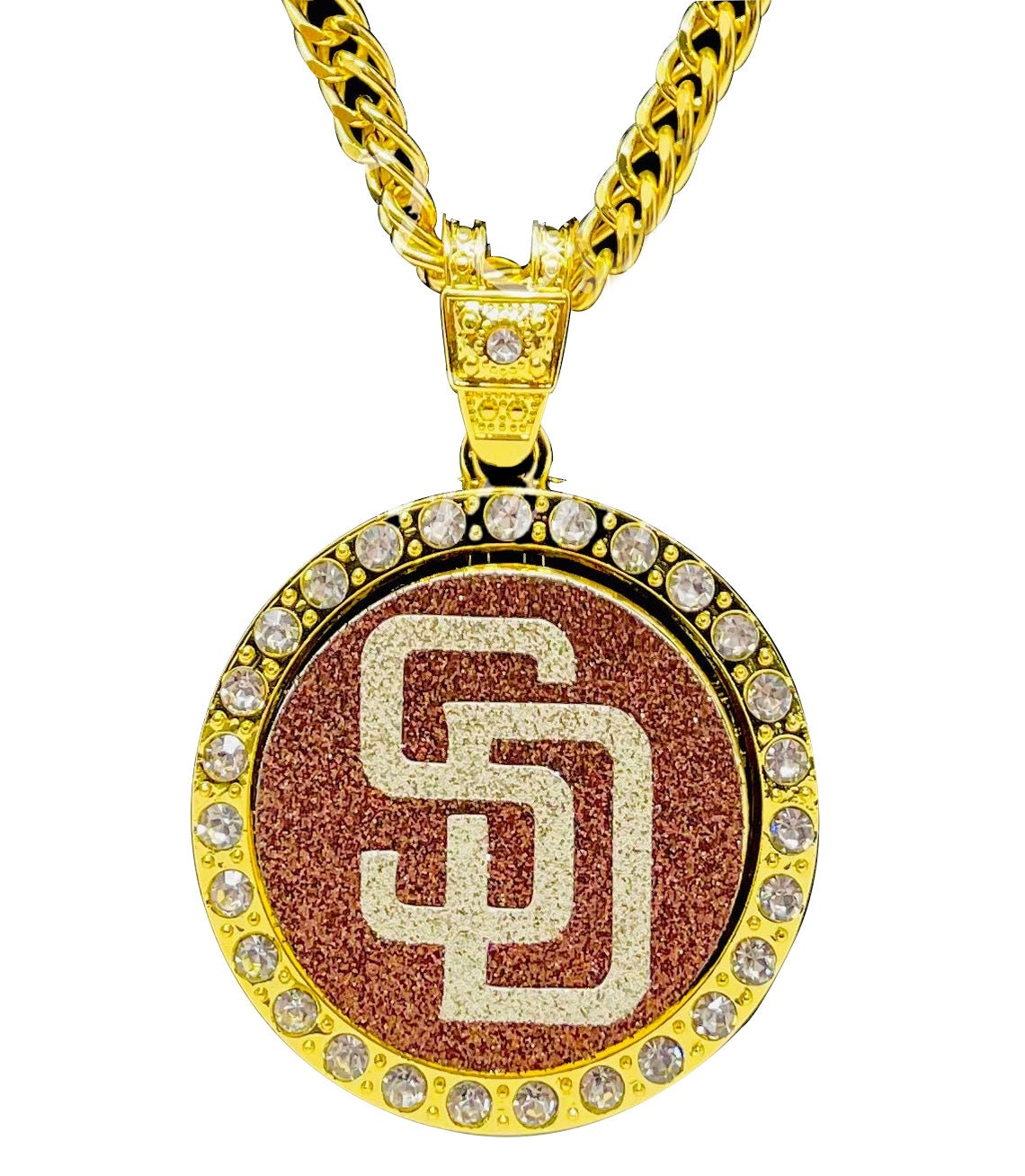 San Diego Padres Swag Chain Gold Spin Lets Go Padres Spin Etsy