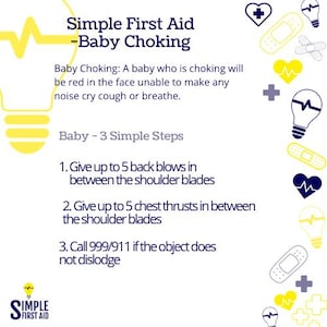 Babyverstikkingsposter voor kersverse ouders ga naar poster voor babyadviesposter Stappen voor eerste hulp bij baby&#39;s voor eerste hulp bij ouders