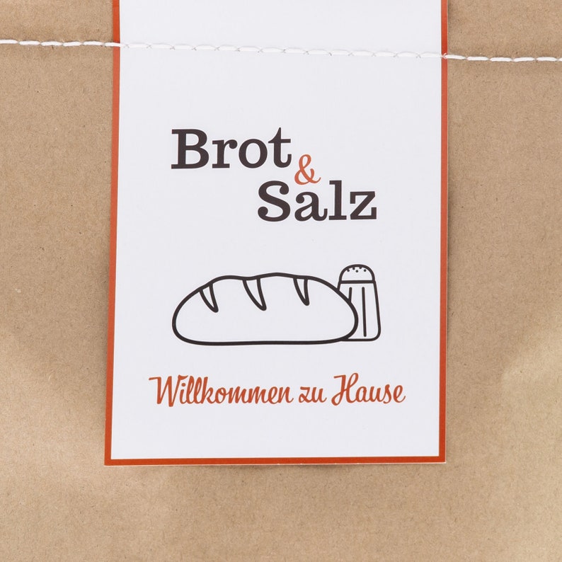 Einzugsgeschenk Brot und Salz Einzug / Umzug / Einweihung / Geschenk Bild 3