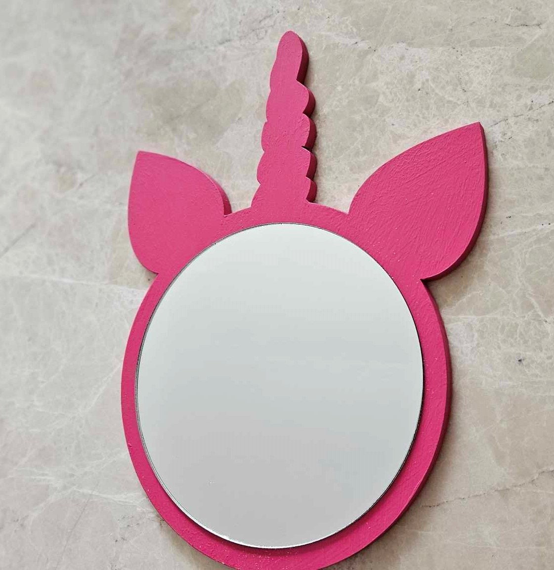 Unicorn Mirror Nursery Wall Mirrors Kids Room Wall Mirror Etsy UK