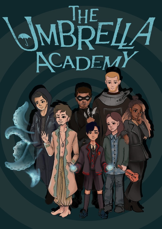 Umbrella Academy Fan Art Poster Etsy