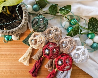 BAUBLE SET OF 6 | Christmas | MAcrame | Decoration