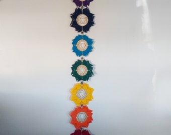 CHAKRA | Wall Hanger | Macrame | Crystals